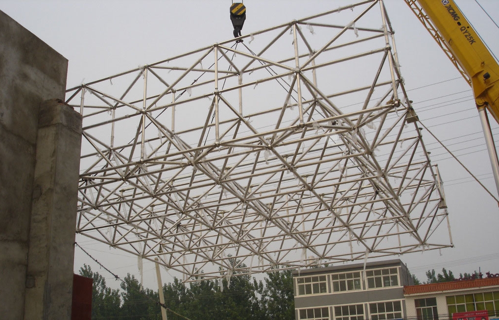 鄂州不锈钢门头网架安装