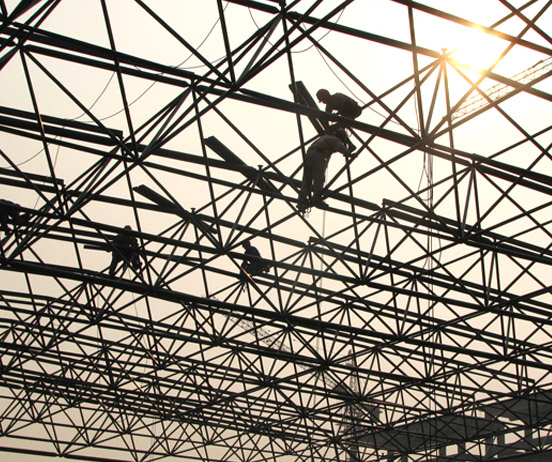 鄂州厂房网架安装
