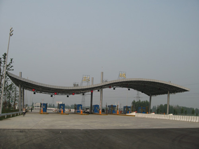 鄂州收费站网架